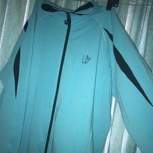 Teal love sport jacket